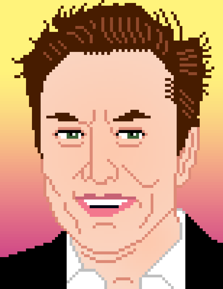 Elon Musk 8bit animation big pixel design elon musk illustration peter stemmler pixel pixel art ui