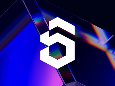 BlockFive 2025 5 5 logo 99design anshal b b logo b5 logo block logo blue branding creative logo cube logo logo design new logo poly logo