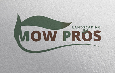 Fresh Modern Logo for Landscaping Company branding clean design fresh graphic design landscape logo logo design modern template vector