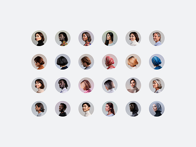 Avatars - Homay Design System avatar avatar kit avatar library avatar showcase avatars component design system face homay design system people pfp portrait profile profile pictures team ui user user portraits ux