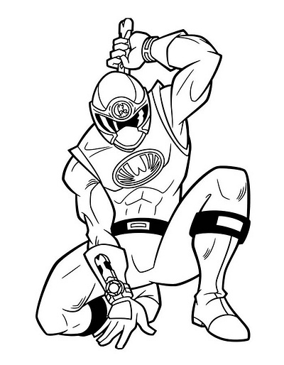 Power Rangers Coloring Pages