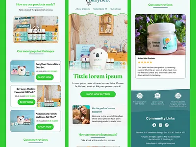 Email newsletter design baby product email custom template editale email email design email marketing email newsletter email template figma email design klaviyo email design mailchimp email design responsive email design skincare email design trendy email design