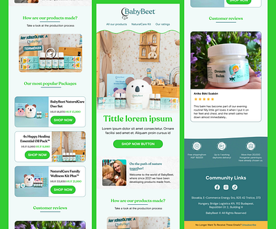 Email newsletter design baby product email custom template editale email email design email marketing email newsletter email template figma email design klaviyo email design mailchimp email design responsive email design skincare email design trendy email design