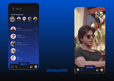 messaging app #dailyui100 graphic design ui