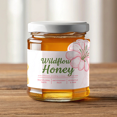 Another spoonful of honey for your tea? 🍯☕ banner branding design food graphic design illustration vector