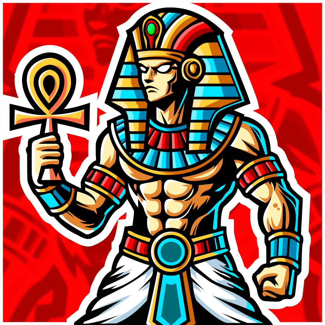 Egyptian God Logo Design Client Project brand branding graphic art graphic design illustration logo logo design logo designer mascot logo photoshop vector vector design