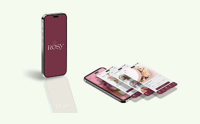 Rosy (Application For Online Flower Shop) flowershop ui ux uxuidesign