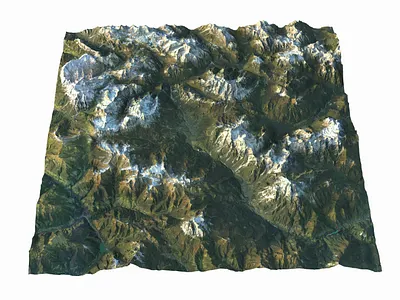 Dolomites 3D terrain model 3d ar dolomites dolomiti educational explore game hiking italian landscape mountain pbr promotion range ready realistic satellite terrain vfx vr