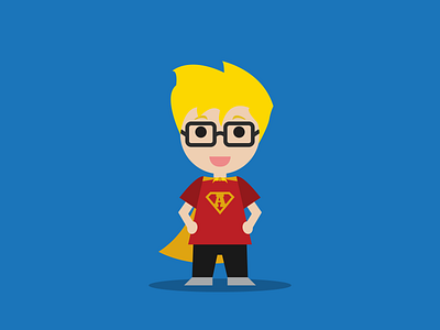 Superhero Alex character design graphic design illustration superhero