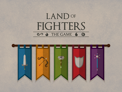 Land Of Fighters - The Game character design fantasy game illustration medieval