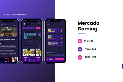 Gaming Marketplace Responsive App | UI Colab + Front + Back android app app development app ui colab flutter front end gaming ios marketplace responsive responsive design ui ui design web webapp