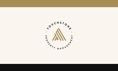 Logo Design for Touchstone Property Management branding graphic design icon logo vector