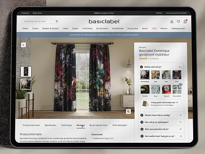 Designing a seamless curtain configurator configurator design ui ux