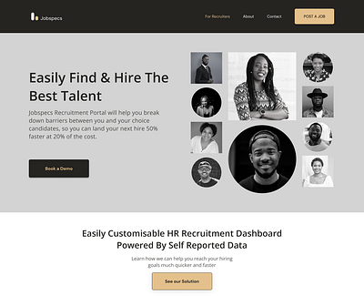 Jobspecs Job Portal Website ui
