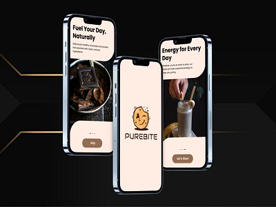 PUREBITE - Retail & E-Commerce App Design app design design figma ui ui design uiux