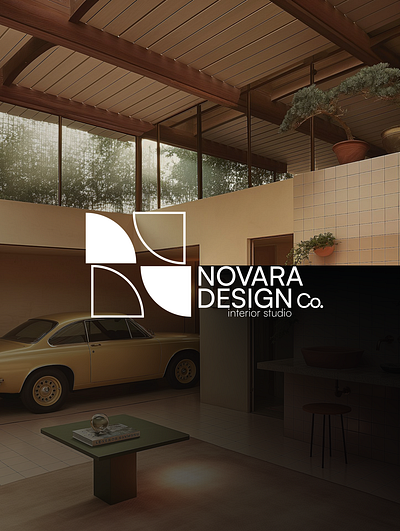 Novara - logo design brand branding design graphic design interior design interior design studio logo logo design