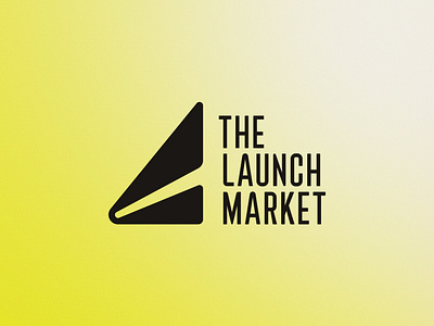 The Launch Market amplify brand identity brand mark branding gradient icon identity mark l launch lettermark logo lyrical marketing megaphone monogram symbol