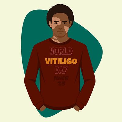 world vitiligo day vector