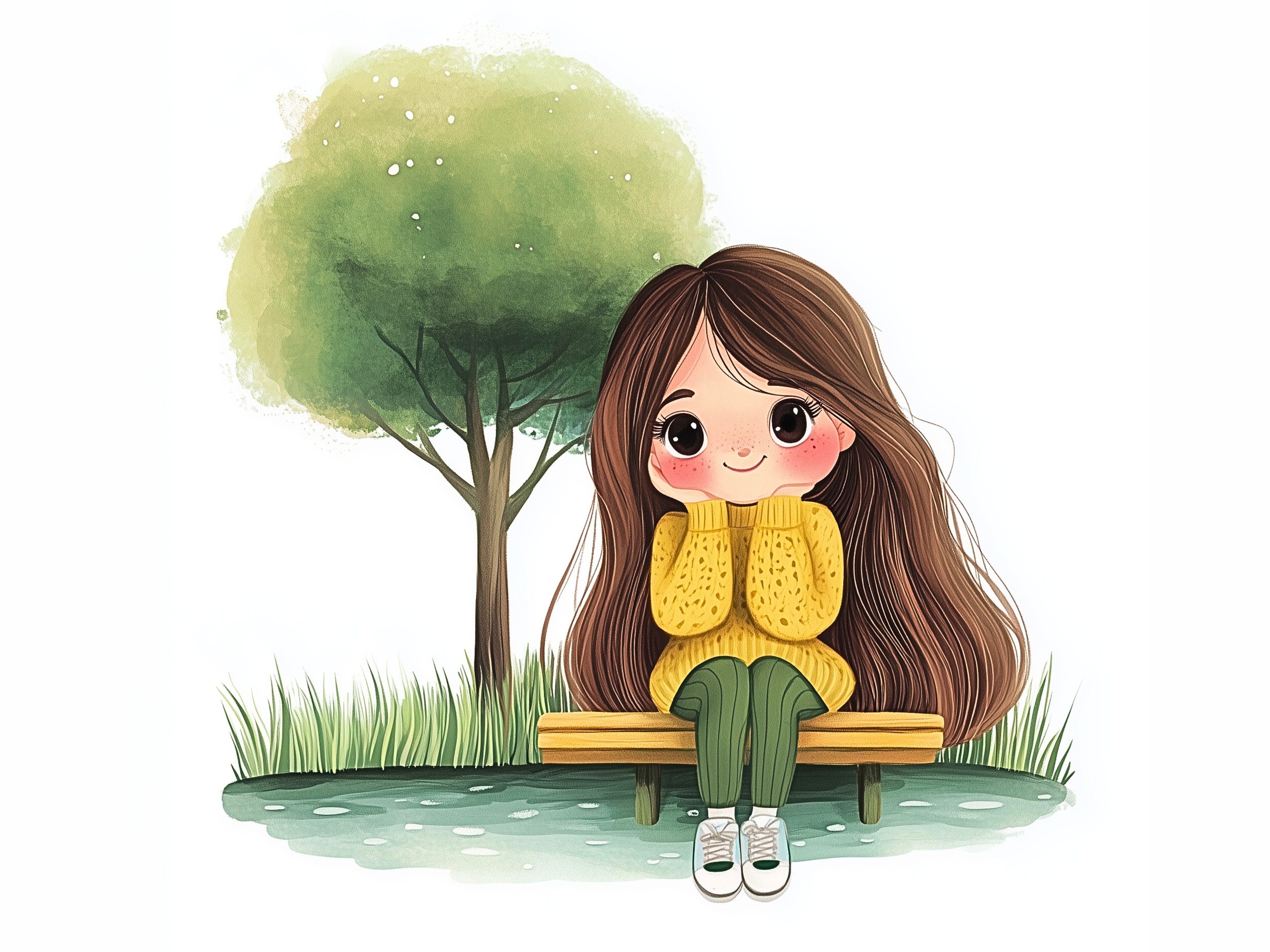 Consistent Illustration of Irene for Children Books illustrator for books svgdaddy