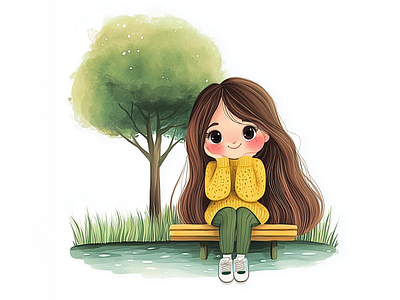 Consistent Illustration of Irene for Children Books illustrator for books