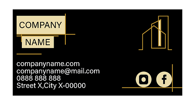 Business card graphic design