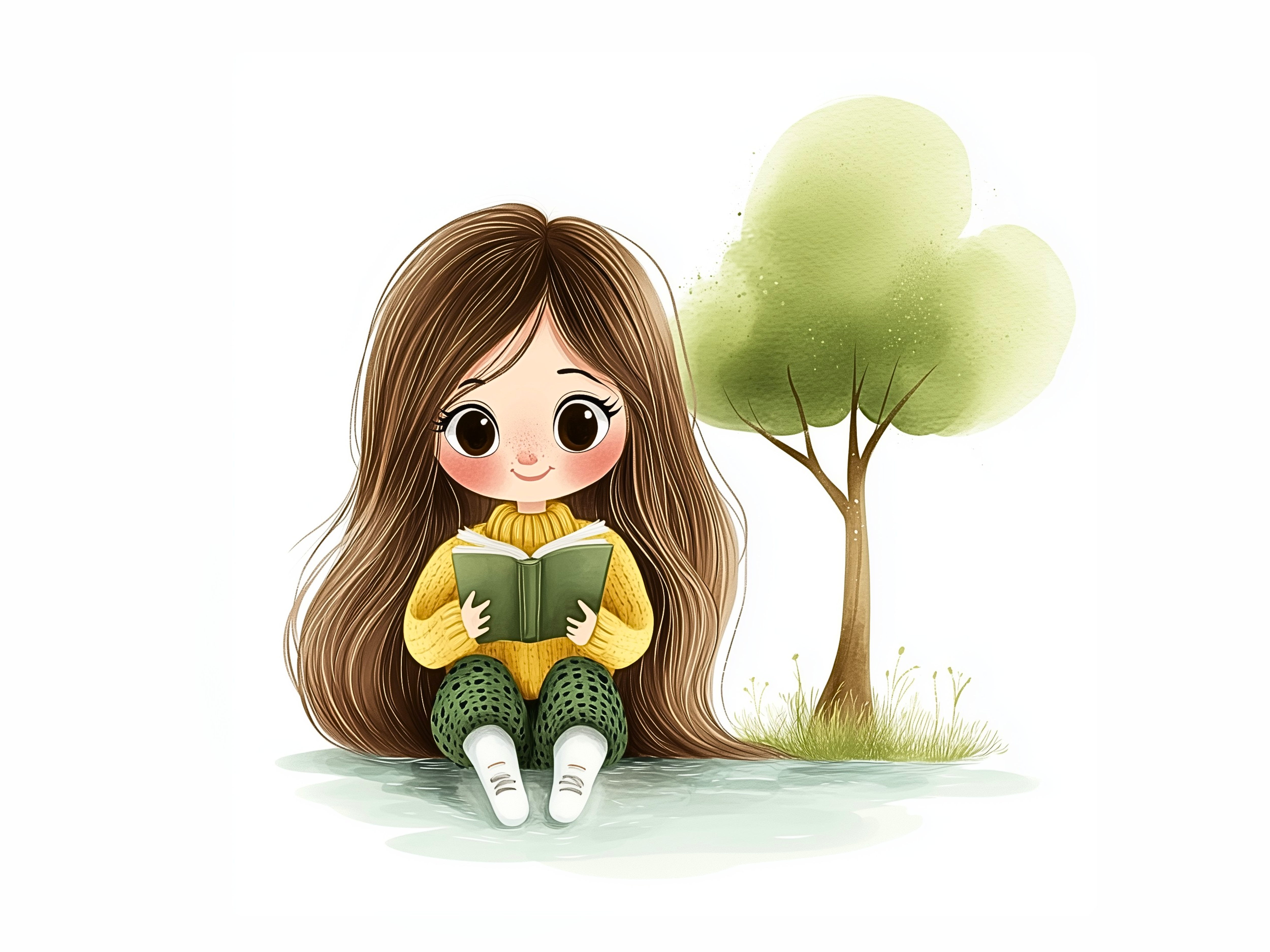 Consistent Illustration of Irene for Children Books illustrator for books svgdaddy