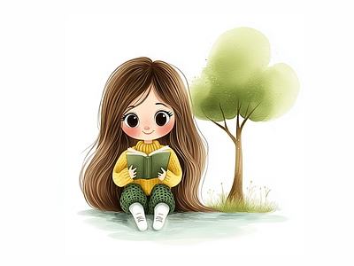 Consistent Illustration of Irene for Children Books illustrator for books