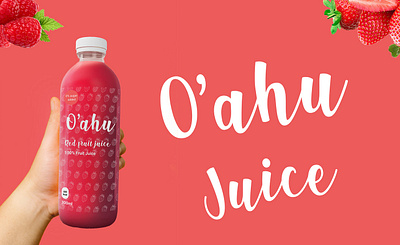 0'ahu Brand Of Juices | Label Design