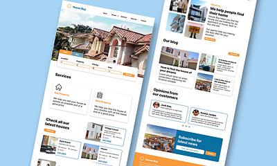 Real State Landing Page UI Design