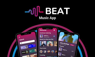 BEAT Music App | Diseño interfaz de usuario