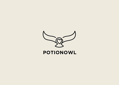 Potionowl branding graphic design logo