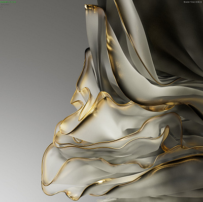 WIP Jan 2025 cloth sim houdini no retouching redshift vellum