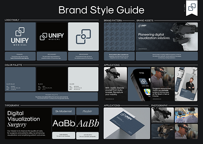 Unify Medical - Brand Style Guide branding graphic design logo