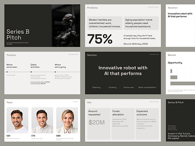 Series B Pitch Deck design pitch deck presentation series a pitch deck series b pitch deck template