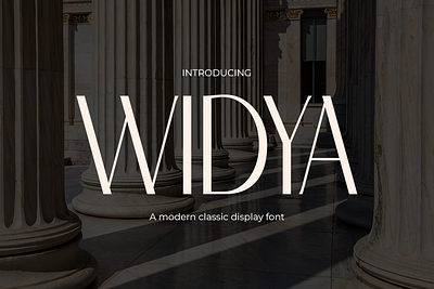 Widya – Classic Sans Serif Modern Font branding classic classy display font elegant font girly instagram luxury modern poster youtube