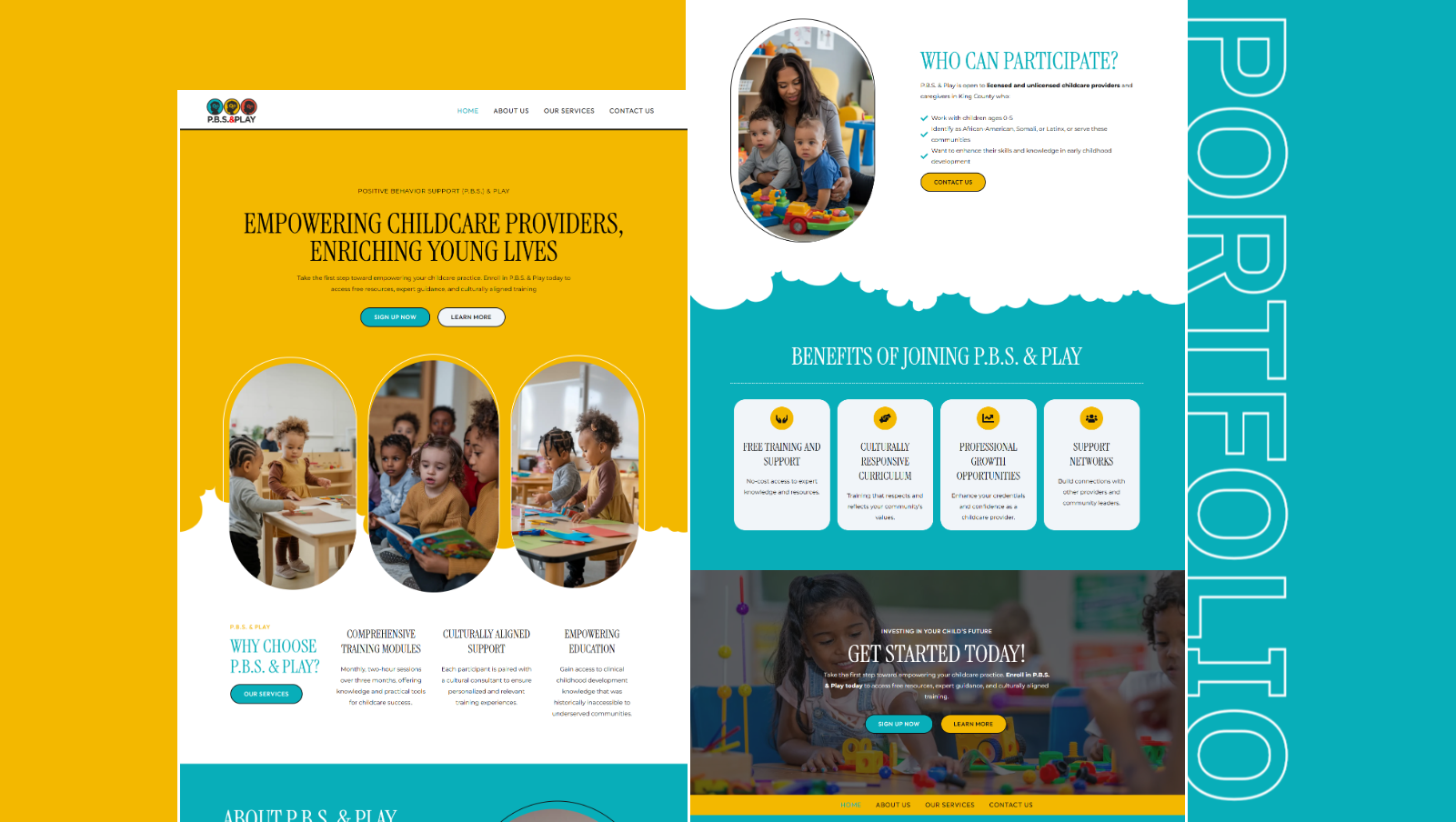 Example of Modern & Minimal Website Design