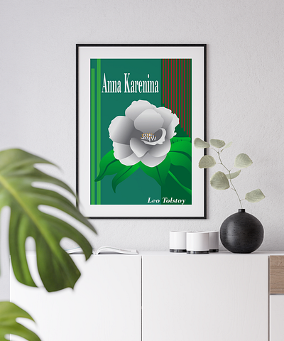 Poster design anna karenina cover design graphic design play poster poster design