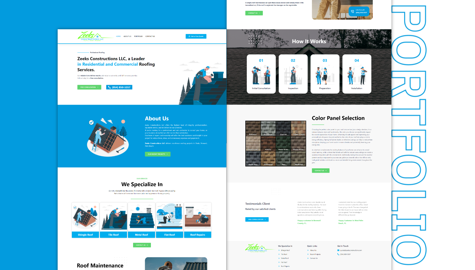 Example of Modern & Minimal Website Design