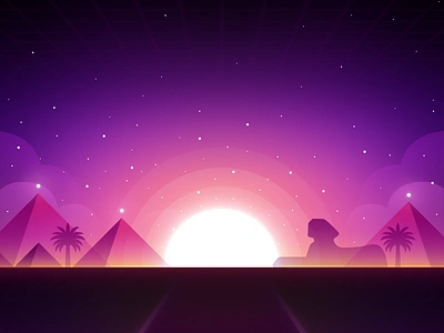 Beat Smash 3D: Ingame BG 1 background design egypt game game background game illustration illustration music music game night night theme piano game pyramid star sun theme