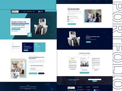 Pelvi Core art branding business crearive design designer graphic design growth illustration layout logo medical modern redesign responsive ui ux website website design