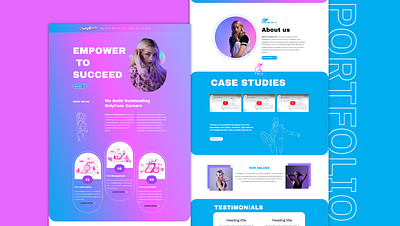 Prestige Bunnies aesthetic bold branding business creative design designer graphic design illustration layout logo minimal modern ui ux website website design