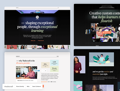 Web Design for Madecraft: Shaping exceptional learning webui