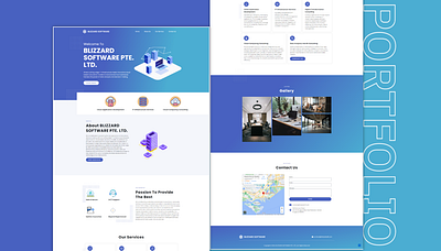 Blizzard Software branding business creative design designer elementor graphic design grwoth illustration layout logo minimal saas software ui ux website website builder website design wordpress