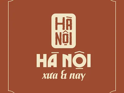 HÀ NỘI XƯA VÀ NAY LOGO DESIGN graphic design