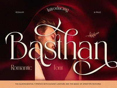 Basthan branding classic custom font elegant font fashion font font font design font style glamour headline italic style jewelry lettering logo font luxury font magazine romantic font typeface valentines vintage