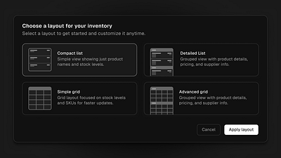 Layout grid - Dark mode black dark dark mode grid illustration layout minimal ui uidesign