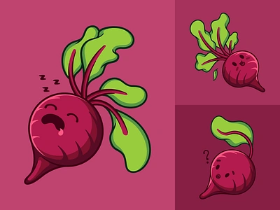 Beetroot - Fruit Food & Drink art beet fresh illustration plant purple root vector vegetable