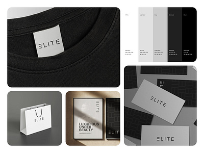 ELITE - Luxury Fashion Logo branding design elegant fashion fresh logo logo identity luxury minimalist modern simple trademark