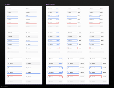 Search components for Figma design design system figma figma design system figma ui kit input interface search search components ui ui kit ux variants