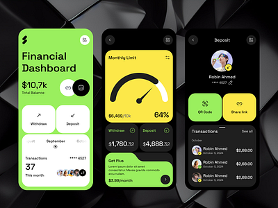 Financial App Design accounting app app design finance financial ui uiux ux